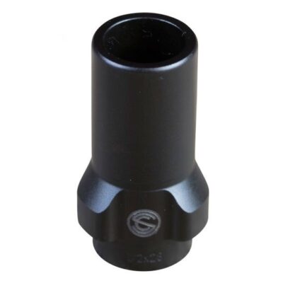 SilencerCo 9mm Luger 3 Lug Muzzle Adaptor 1/2x36" - Black