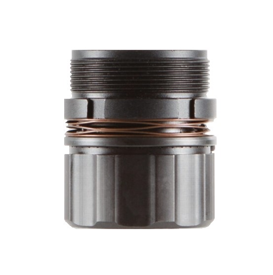 Dead Air Key-Mo Muzzle Device Adapter for Nomad/SilencerCo Omega- Black