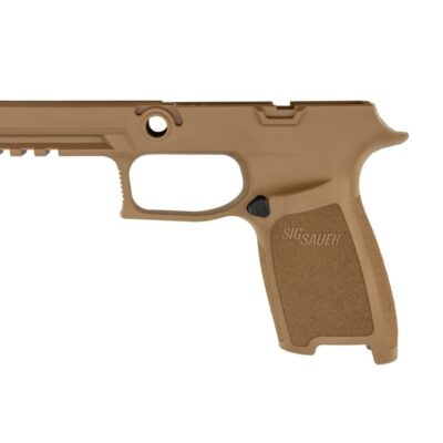 an image of the product SIG SAUER P250/P320 Grip Module Assembly, Carry, Small, 9mm, .357 Sig, .40 S&W- Coyote- GRIP-MOD-CA-943-SM-COY