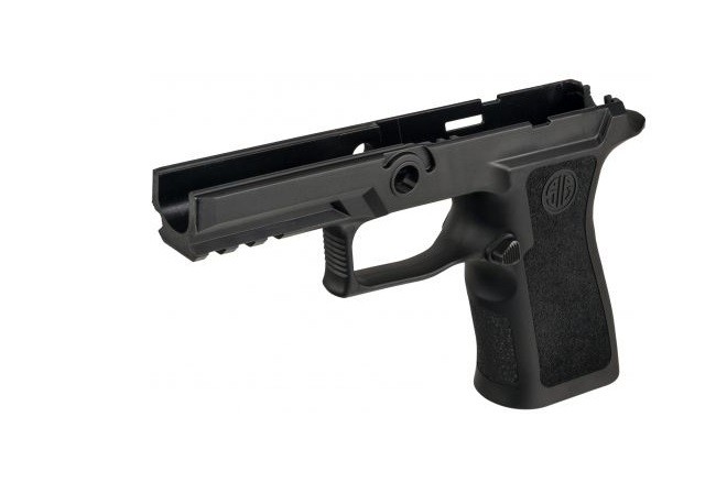 an image of the product SIG SAUER P320 X- Series Grip Module Assembly, Carry, Large, 9mm, .40 S&W, .357 Sig- Black- GRIP-MODX-CA-943-LG-BLK