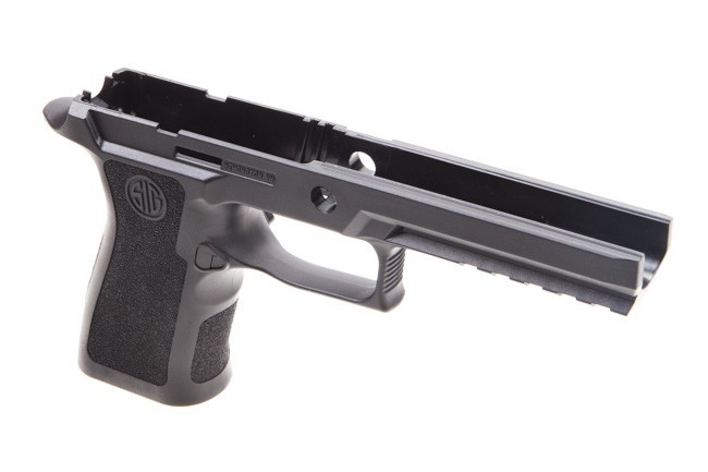 an image of the product SIG SAUER P320 X- Series Grip Module Assembly, Full Size, Medium, 9mm, .40S&W, .357 Sig- BLK- GRIP-MODX-F-943-M-BLK