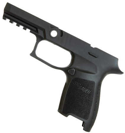 an image of the product SIG SAUER P250/P320 Grip Module Assembly, Carry, Small, 9mm, .357 Sig, .40 S&W- Black- GRIP-MOD-CA-943-SM-BLK