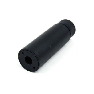 AK 7.62x39mm Thread-On Fake Can Style Muzzle Brake 4" 14-1 Left Hand Threads- Steel Black