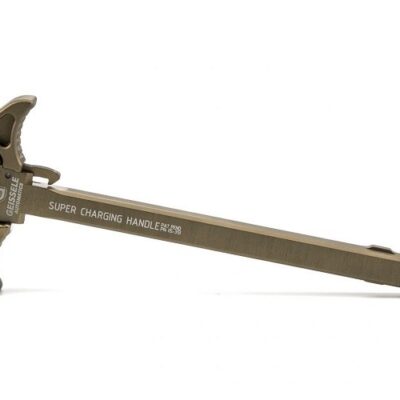 an image of the product Geissele Automatics AR-15 Ambidextrous Super Charging Handle- Aluminum Desert Dirt- 05-313S