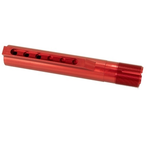 an image of the product Timber Creek AR-15 Mil-Spec Carbine Buffer Tube- Anodized Red- AR-BT-R