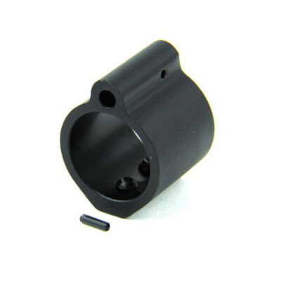 an image of the product AR15 Low Profile Gas Block .936" Diameter- Aluminum Black- MAR001-BB