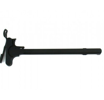 an image of the product AR15 Charging Handle Assembly with Ambidextrous Extended Steel Latch- Aluminum Black- MAR092-A