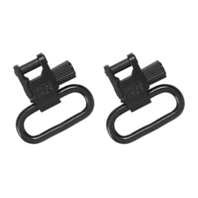 an image of the product Uncle Mike's Quick Detachable Super Sling Swivels 1.25"- Black- 1403-3
