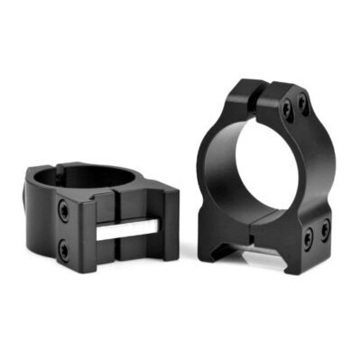 Warne 1" Maxima Permanent-Attachable Weaver-Style Scope Rings- Low Height .250"- Matte