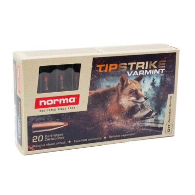 Norma TipStrike Varmint .243 Winchester 76 Gr. Polymer Tip Flat Base- Box of 20