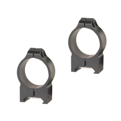 Warne 30mm Maxima Permanent-Attachable Weaver-Style Scope Rings- Medium Height .375"- Matte