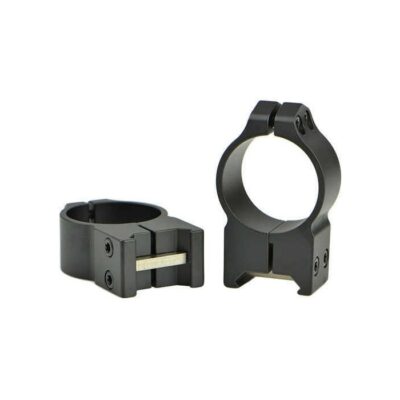 Warne 30mm Maxima Permanent-Attachable Weaver-Style Scope Rings- High Height .525"- Matte
