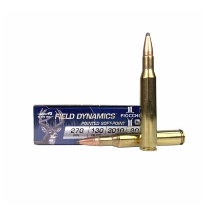 Fiocchi Field Dynamics .270 Winchester 130 Gr. Pointed Soft Point- Box of 20