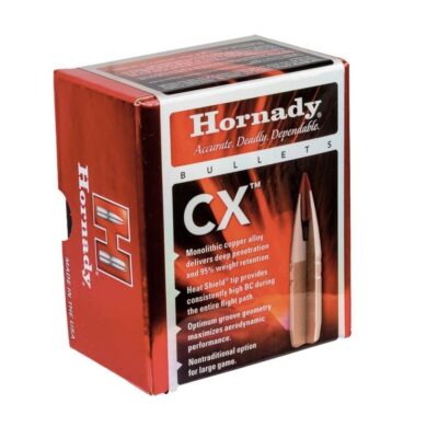 Hornady Bullets .338 Caliber(.338 Diameter) 225 Gr. CX Polymer Tip- Lead-Free- Box of 50