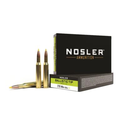 Nosler Ballistic Tip .270 Winchester 130 Gr. Polymer Tip- Box of 20