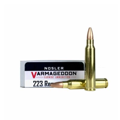 Nosler Varmageddon .223 Remington 62 Gr. Flat Base Hollow Point- Box of 20