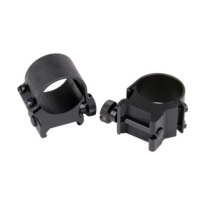 Weaver 1" Top-Mount Weaver-Style Quick Detach Rings Low Height- Matte Finish