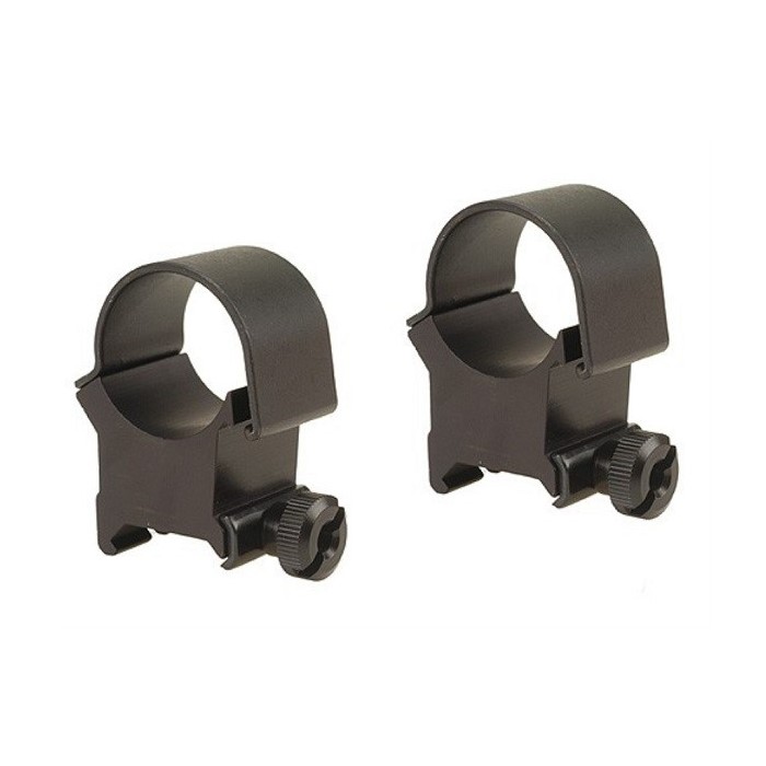 Weaver 1" Top-Mount Weaver-Style Rings Extra High Height- Matte Finish
