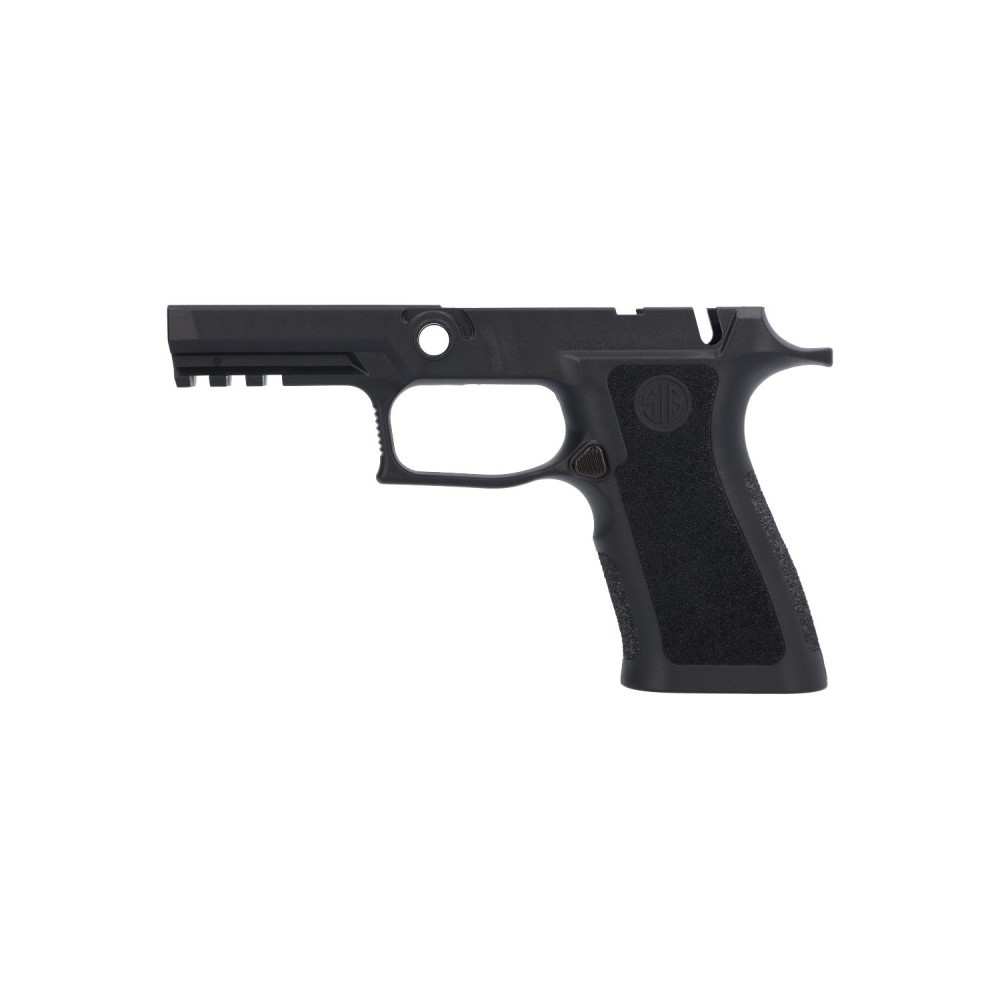 an image of the product SIG SAUER P320 X- Series Grip Module Assembly, Carry, Medium, Manual Safety 9mm, .40S&W, .357 Sig- Black - 8901482