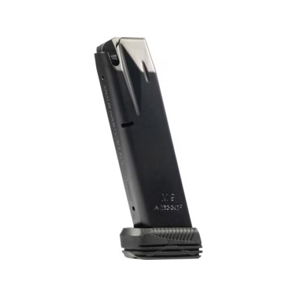 Mec-Gar Beretta 92FS 9mm Luger 20-Round Magazine with Base Pad- Steel Anti-Friction Black