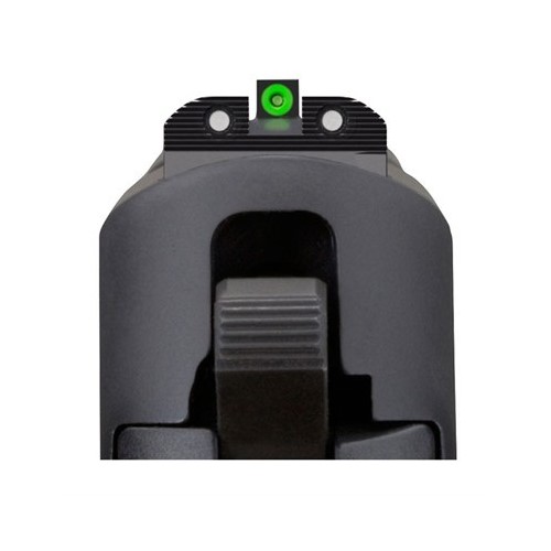 SIG SAUER X-RAY3 3-Dot Tritium Pistol Sight Set- No. 6 Green Front, No. 8 Rear, Square Notch- Steel Black