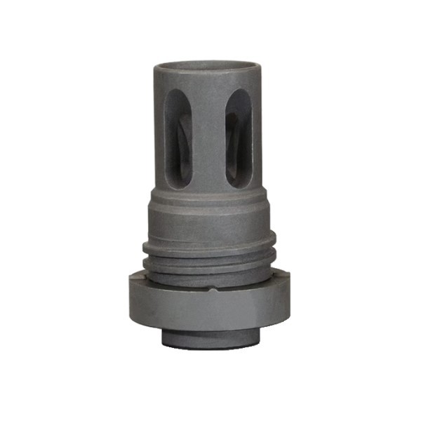 Yankee Hill Machine Mini QD 9mm Flash Hider Suppressor Mount 1/2"-28 Thread- Matte Black
