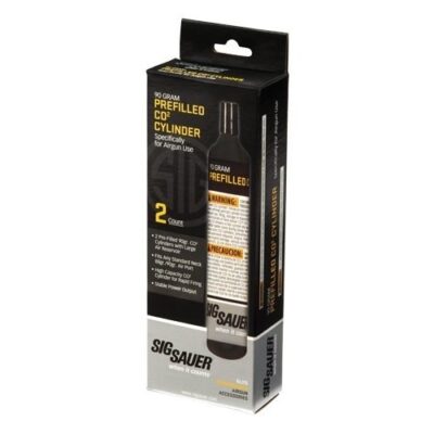 SIG SAUER 90 Gram Prefilled CO2 Cylinder- Pack of 2