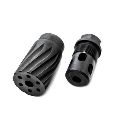 Elite Iron CQC1 6.5 Muzzle Brake and Cap 5/8"-24 Thread- Parkerized