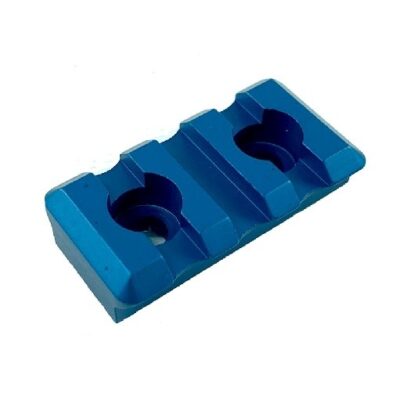 Timber Creek M-LOK Picatinny Rail Section 3-Slot- Anodized Blue