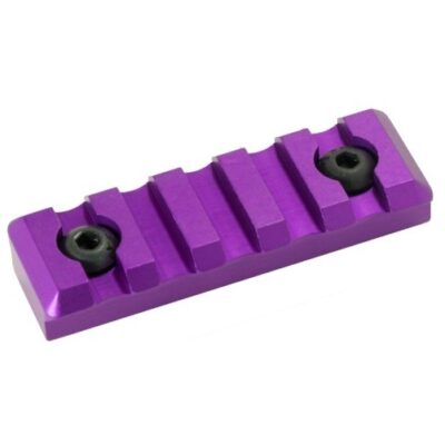 Timber Creek M-LOK Picatinny Rail Section 5-Slot- Anodized Purple