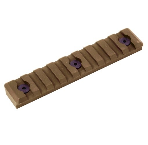 Timber Creek M-LOK Picatinny Rail Section 9-Slot- Burnt Bronze Cerakote