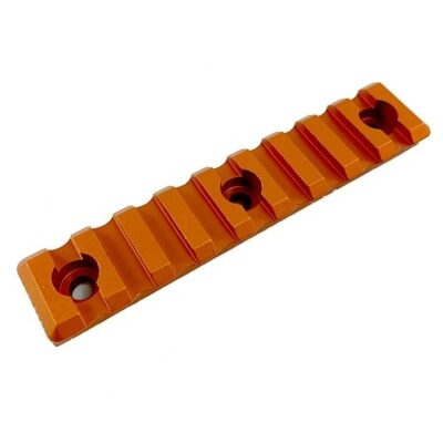Timber Creek M-LOK Picatinny Rail Section 9-Slot- Anodized Orange