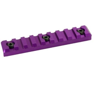 Timber Creek M-LOK Picatinny Rail Section 9-Slot- Anodized Purple
