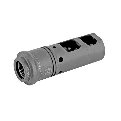 SureFire Socom 5.56mm Muzzle Brake Suppressor Mount 1/2x28" RH- Steel Black