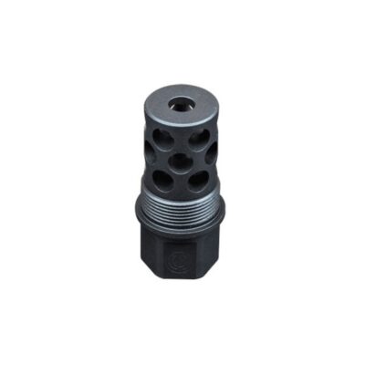 SilencerCO .30 Cal Radial Thread Over Muzzle Brake(TOMD) 5/8x24" Thread- Steel Black- AC5233