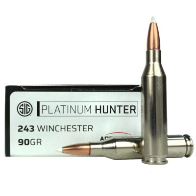 SIG SAUER Platinum Hunter .243 Winchester 90 Gr. Nosler Accubond- Box of 20- E243PH90-20
