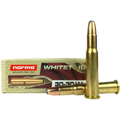 an image of the product Norma Whitetail .30-30 Winchester 150 Gr. Jacketed Soft Point- Box of 20