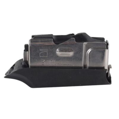 an image of the product Benelli R1 .338 Winchester Magnum 3-Round Magazine- Black Polymer- 81420