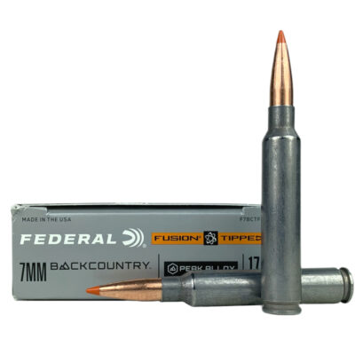 Federal Fusion 7mm Backcountry 175 Gr. Fusion Polymer Tip- Box of 20