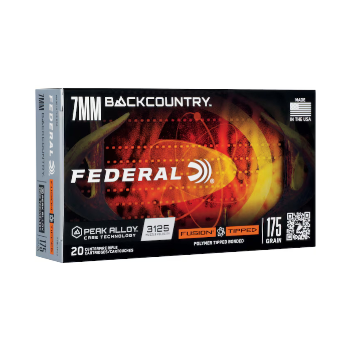 Federal Fusion 7mm Backcountry 175 Gr. Fusion Polymer Tip- Box of 20 - Image 2