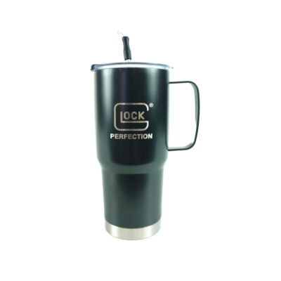 Glock 40 Oz. Tumbler w/Straw- Black