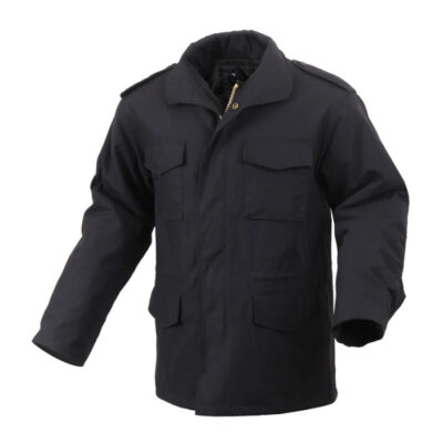 Rothco M-65 Field Jacket- Black- 2XL, Regular