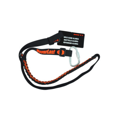 NeverLost Universal Alaska Rifle Sling- Black/Orange